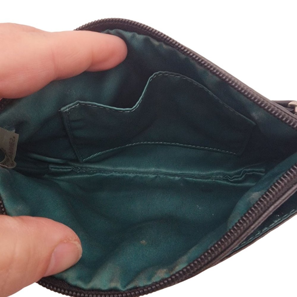 #43. Coach Black Leather wristlet - Picture 5 of 5